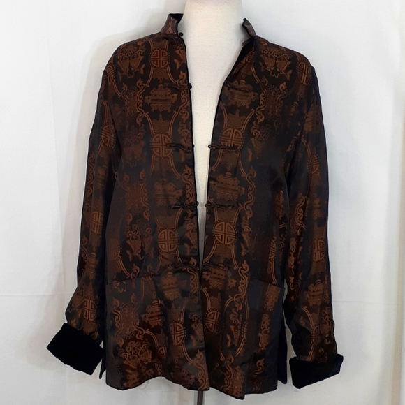kamis Jackets & Blazers - Kamis reversible jacket gold and black Lemay Black Velvet size medium